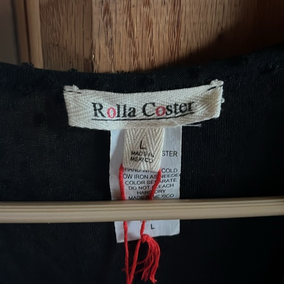 Black wrap dress. New with tags - Picture 5 of 7